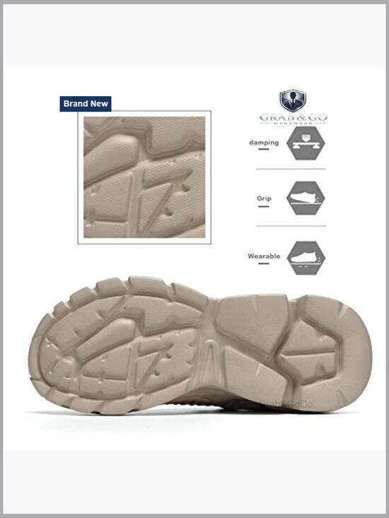 Men's Athletic Running Shoes, Lightweight Sneakers, Non-Slip Gym Workout - Picture 5 of 7